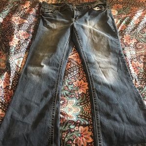 Maurice’s flare bottom jeans size 18 short